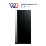 Hitachi Big 2 Glass Series Refrigerator | R-VG690P7PB(KD) GBK| 601L
