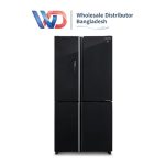 Sharp 567 Liters 4 Door Refrigerator | SJ-VX57PG-BK